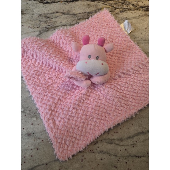 Other - Pink Cow Plush Lovey Blanket Baby Toddler Toy